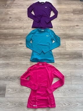 Under Armour Thermal Base Layer Bundle of 3 Size Small